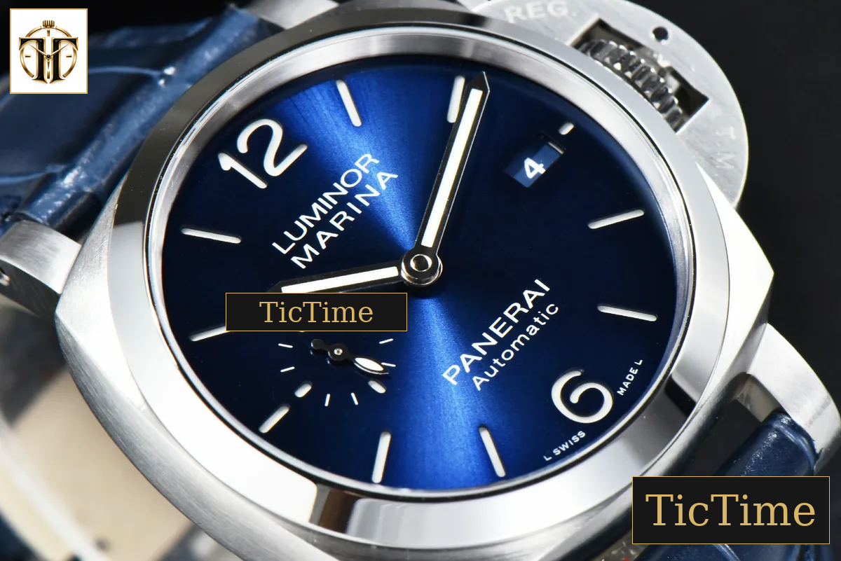 PAM1393 42mm VSF Blue Dial Blue Leather Strap P9010 — foto 9