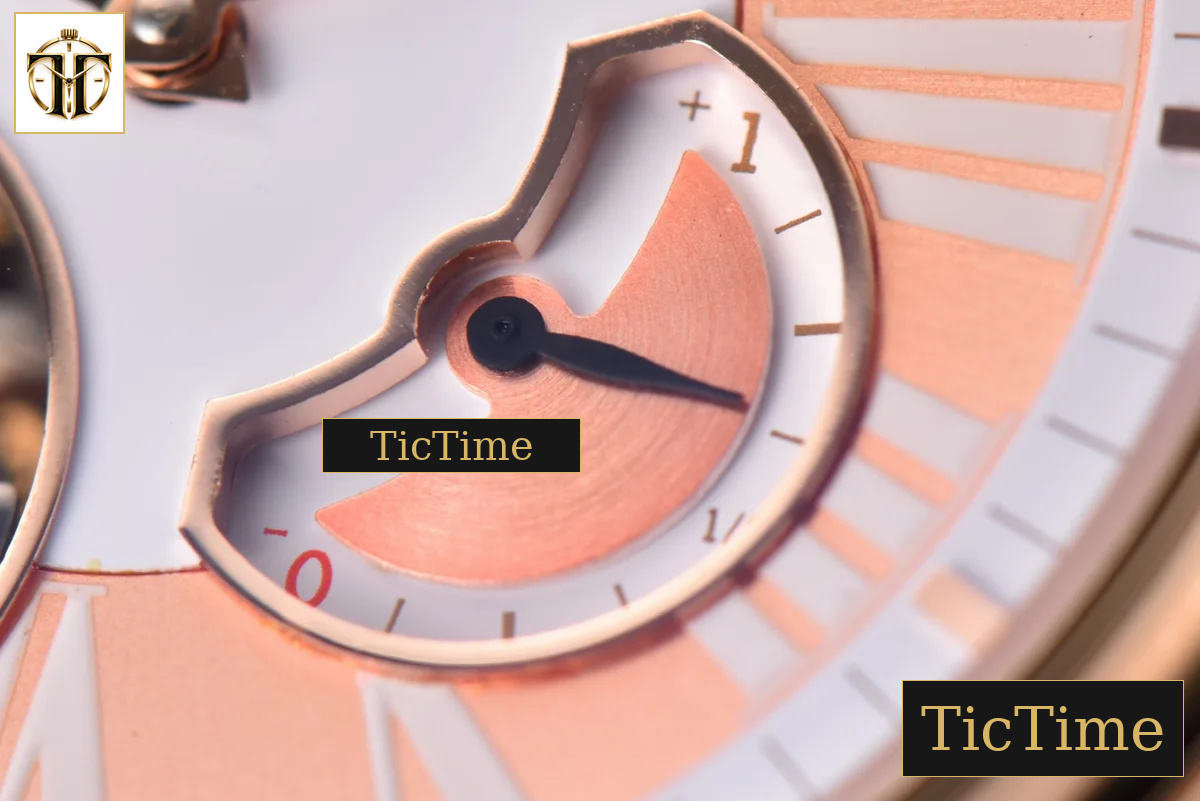 Hommage Flying Tourbillon RDDBHO0568 43mm JBF RG White/RG Dial Brown Croc Leather Strap — foto 9