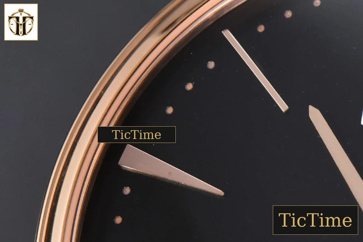 Patrimony Date 40mm ZF RG Black Dial Black Leather Strap Miyota 9015 — foto 6