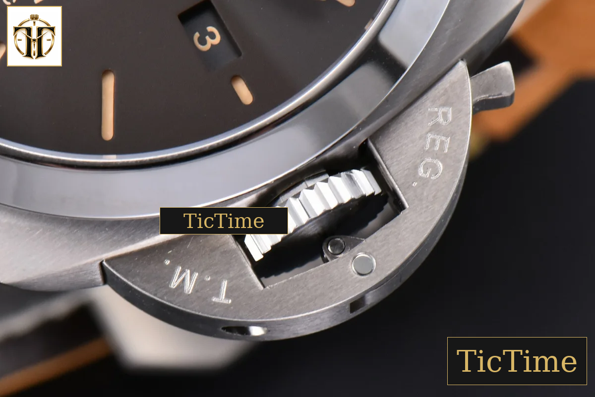 PAM1351 44mm TTF Brown Dial Brown Leather Strap P9001 — foto 10