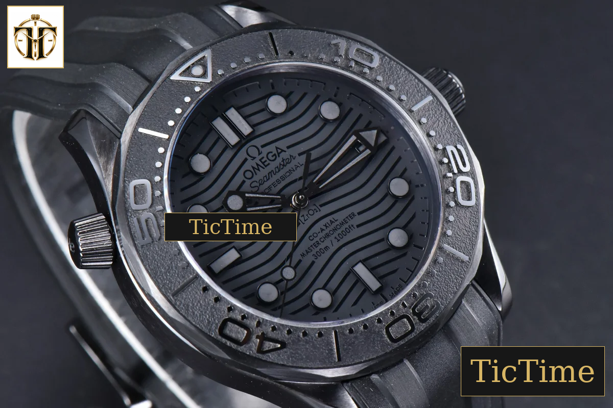 Seamaster Diver 300M 43.5mm ORF Ceramic Nekton Black Dial Rubber Strap A8806 — foto 11