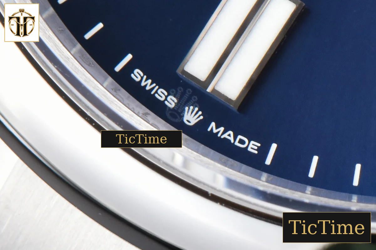 Oyster Perpetual 904L 124300 41mm VSF Blue Dial Oyster Bracelet VS3235 — foto 8