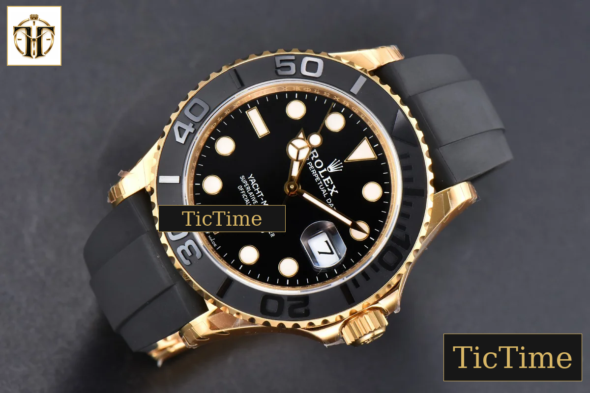Yacht-Master 226658 42mm VSF YG Ceramic Black Dial Oysterflex Strap V2 Tungsten Weighted VS3235 — foto 4