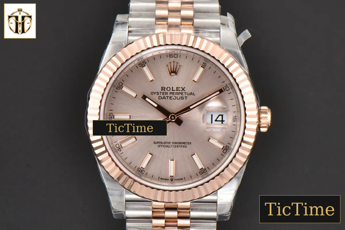 DateJust 904L 126331 41mm VSF RG/SS Silver Dial Jubilee Bracelet VS3235 — foto 2