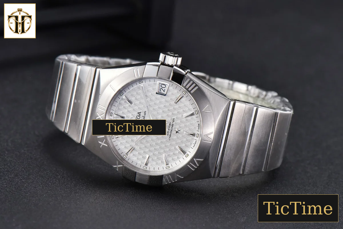 Constellation 38mm VSF White Textured Dial SS Bracelet A8500 — foto 14
