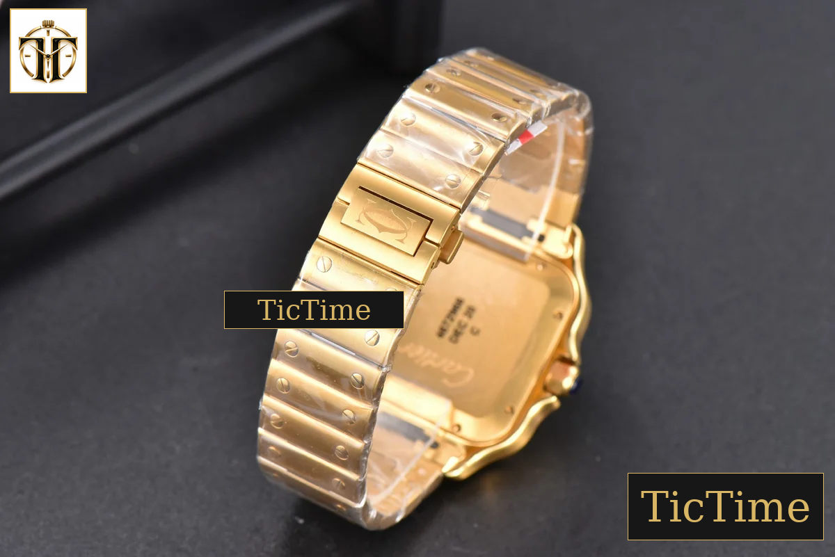 Santos de Cartier XL 40mm BVF YG White Dial YG Bracelet Miyota 9019 — foto 21