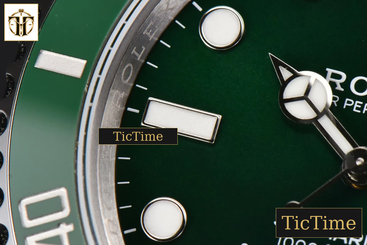 Submariner LV 40m 116610 40.5mm King Factory Green Ceramic Green Dial SS Bracelet VS3135 — foto 5