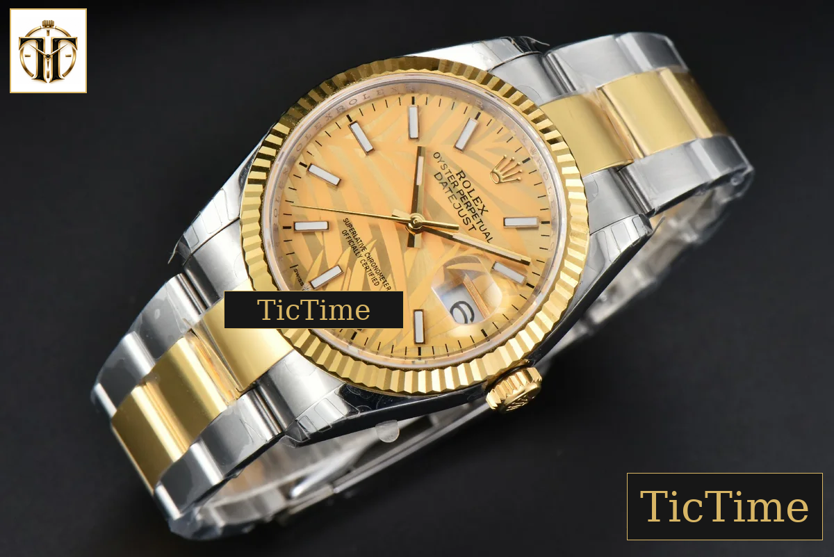 DateJust 36mm EWF YG/SS YG Plam Dial Oyster Bracelet A3235 — foto 15