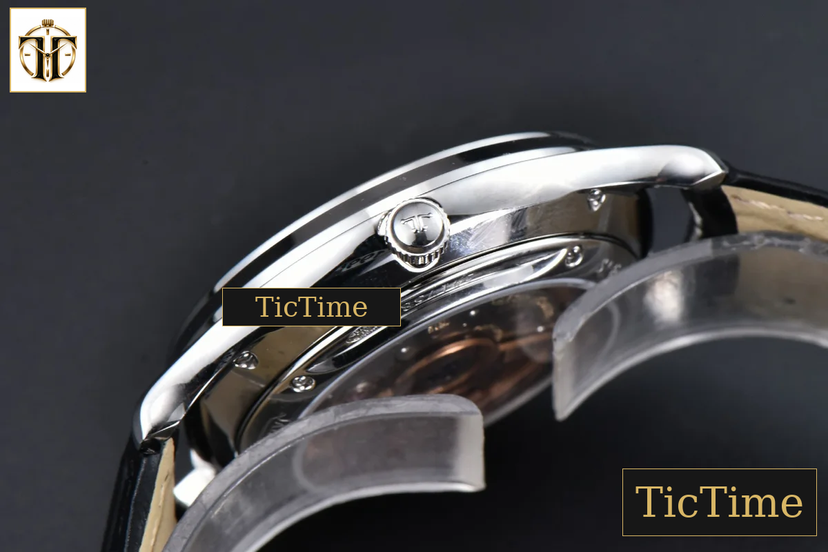 Master Ultra Thin Perpetual Calendar 39mm VRF SS grey Dial Black Leather Strap MY9015 — foto 14