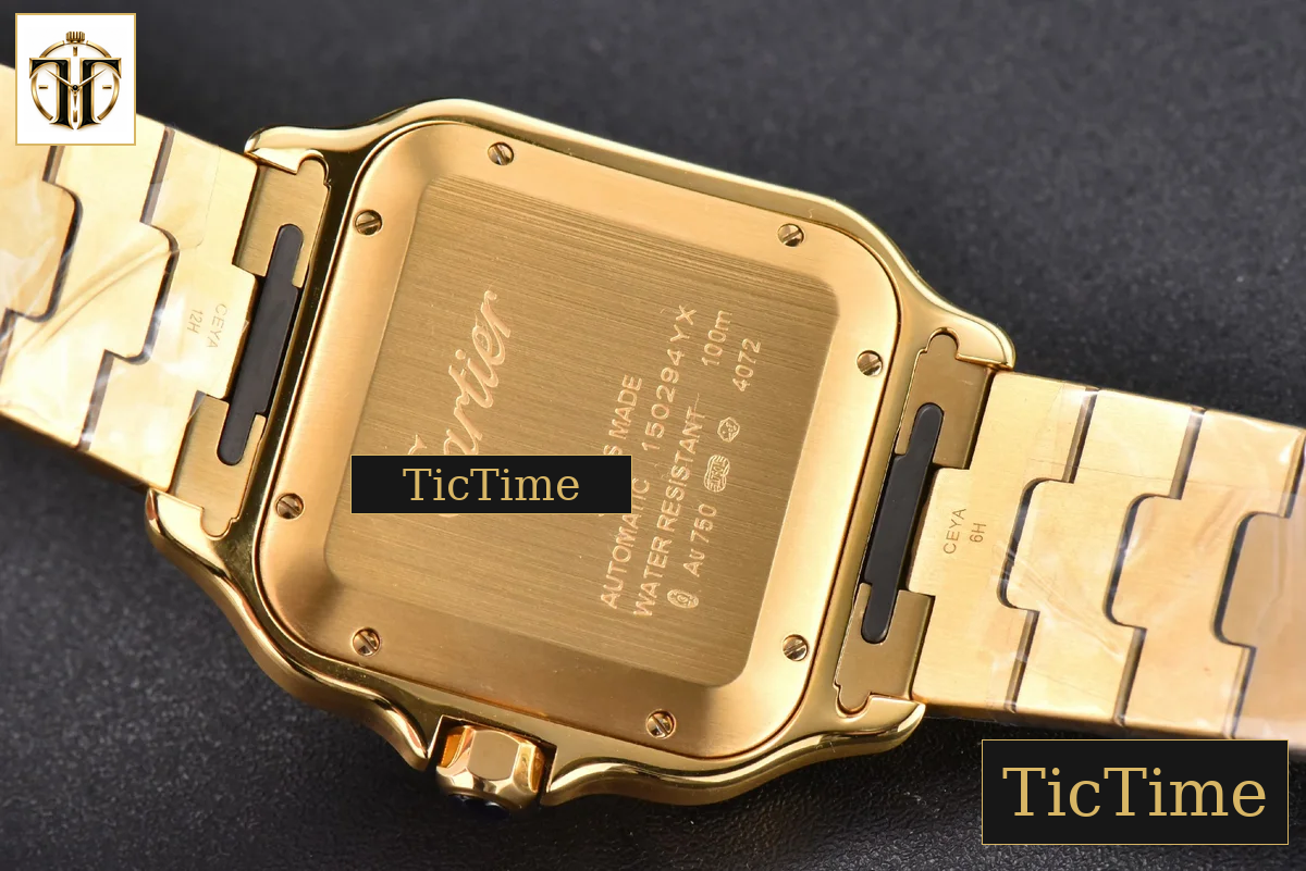 Santos de Cartier XL 40mm BVF YG White Dial YG Bracelet Miyota 9019 — foto 24