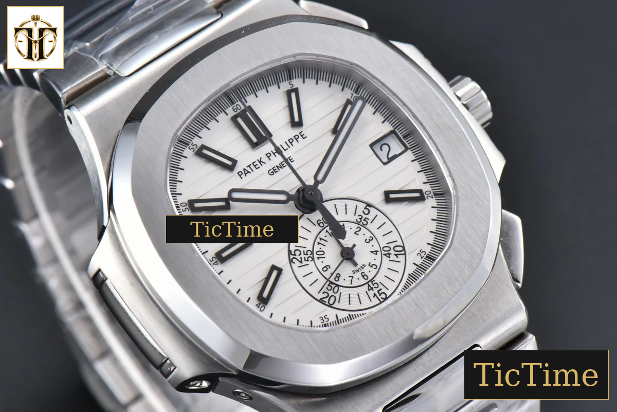 Nautilus 5980 40.5mm PPF White Dial SS Bracelet A28-520 — foto 12