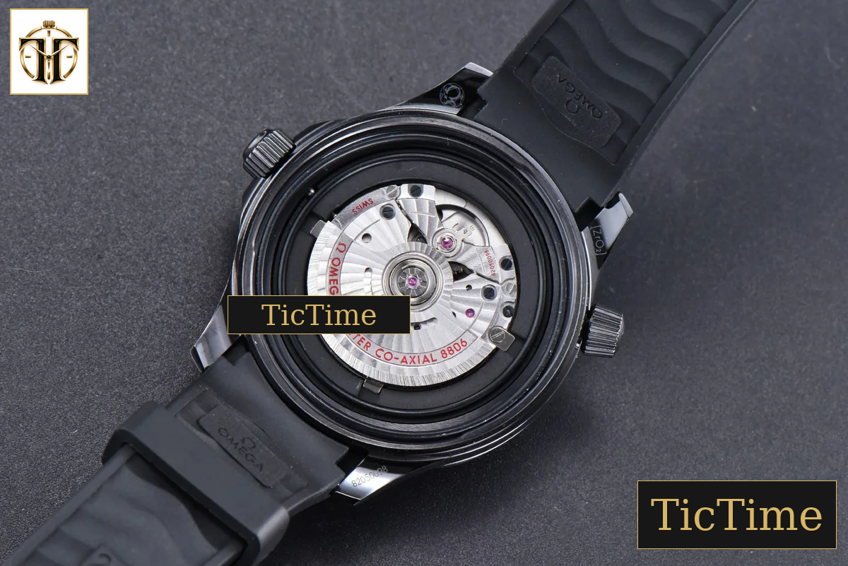 Seamaster Diver 300M 43.5mm ORF Ceramic Nekton Black Dial Rubber Strap A8806 — foto 17
