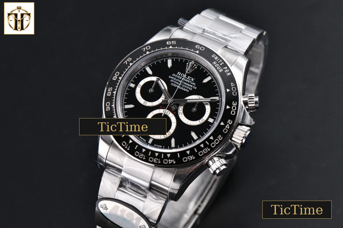 Daytona UFO 904L 126500 40mm UF Black Dial SS Braclet UF4131 — foto 5