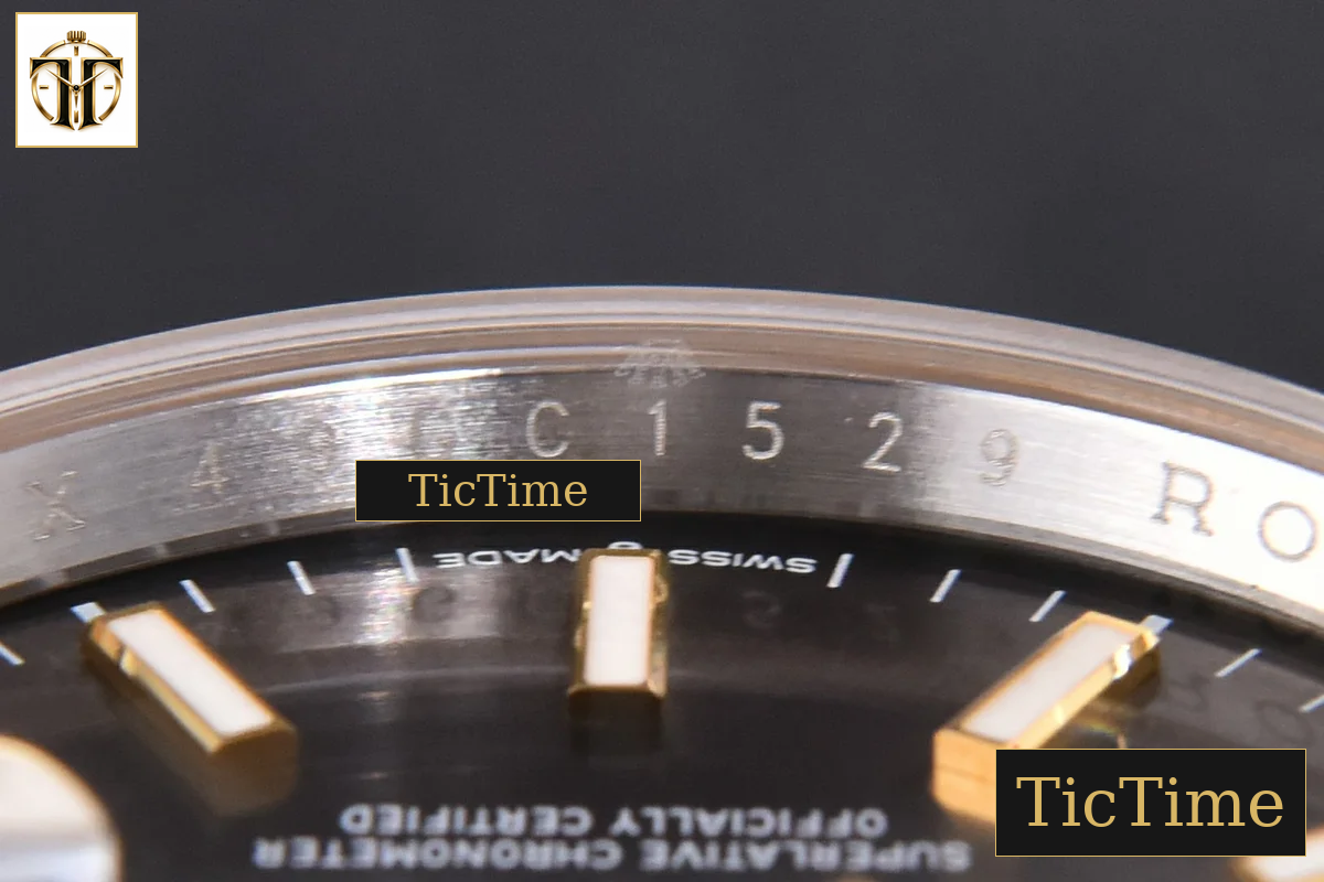 DateJust 904L 36mm GMF YG/SS Fluted Bezel Black Dial Lume Marker Jubilee Bracelet VR3235 — foto 12