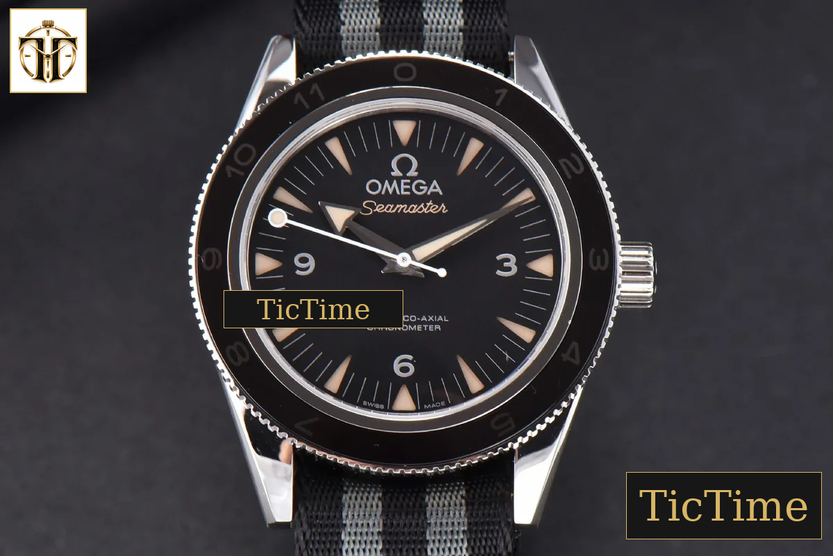 SeaMaster Spectre 007 41mm VSF Black Limited Dial Nylon Strap A8400 — foto 18