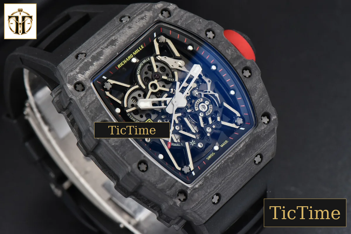 NTPT RM035-02 ZF Skeleton Dial Black Rubber Strap V5 NH05A — foto 10