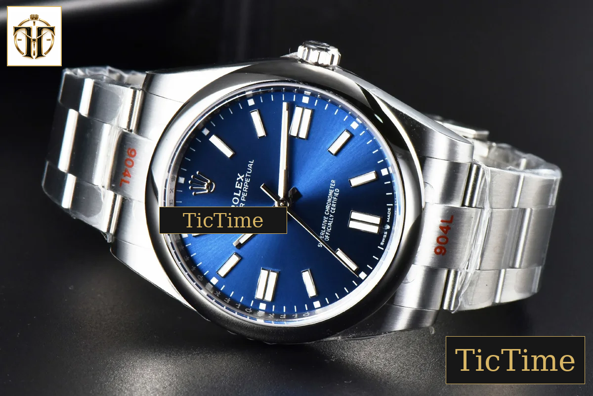 Oyster Perpetual 124300 41mm EWF Blue Dial SS Bracelet A3230 — foto 14