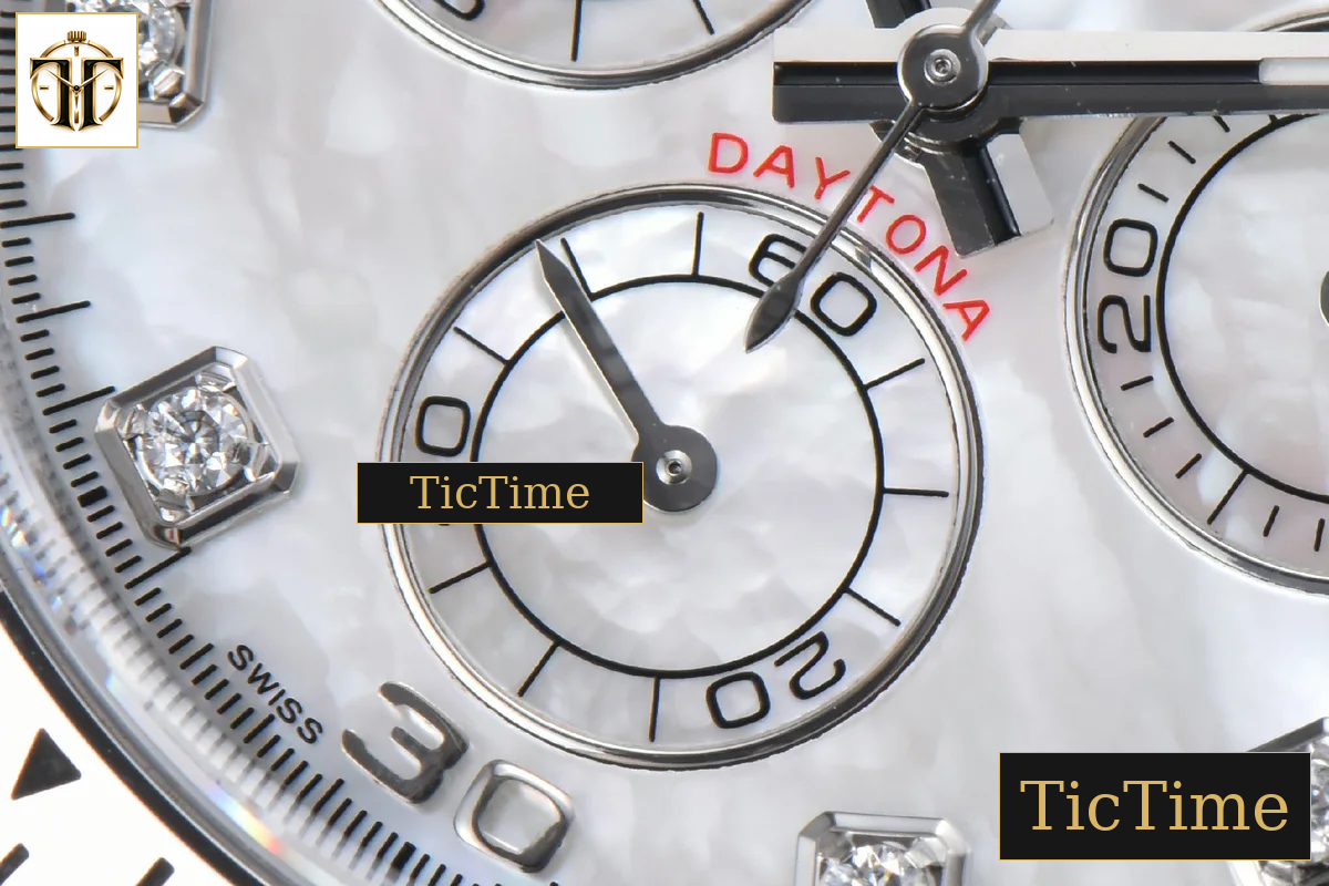 Daytona 116509 40mm Clean Factory SS MOP Dial Diamond Marker SS Bracelet A4130 — foto 9