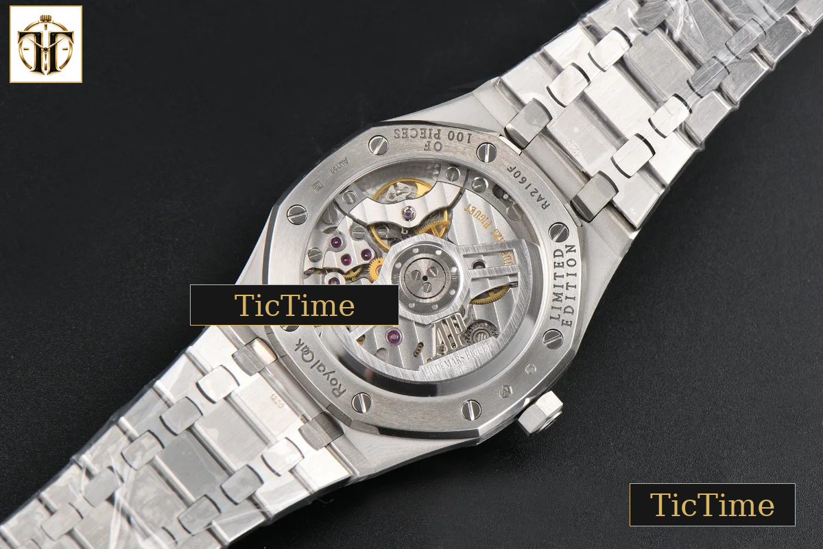 Royal Oak ’50th Anniversary’ 15510 41mm ZF Ice Blue Dial Diamond Marker SS Bracelet SA4302 — foto 15