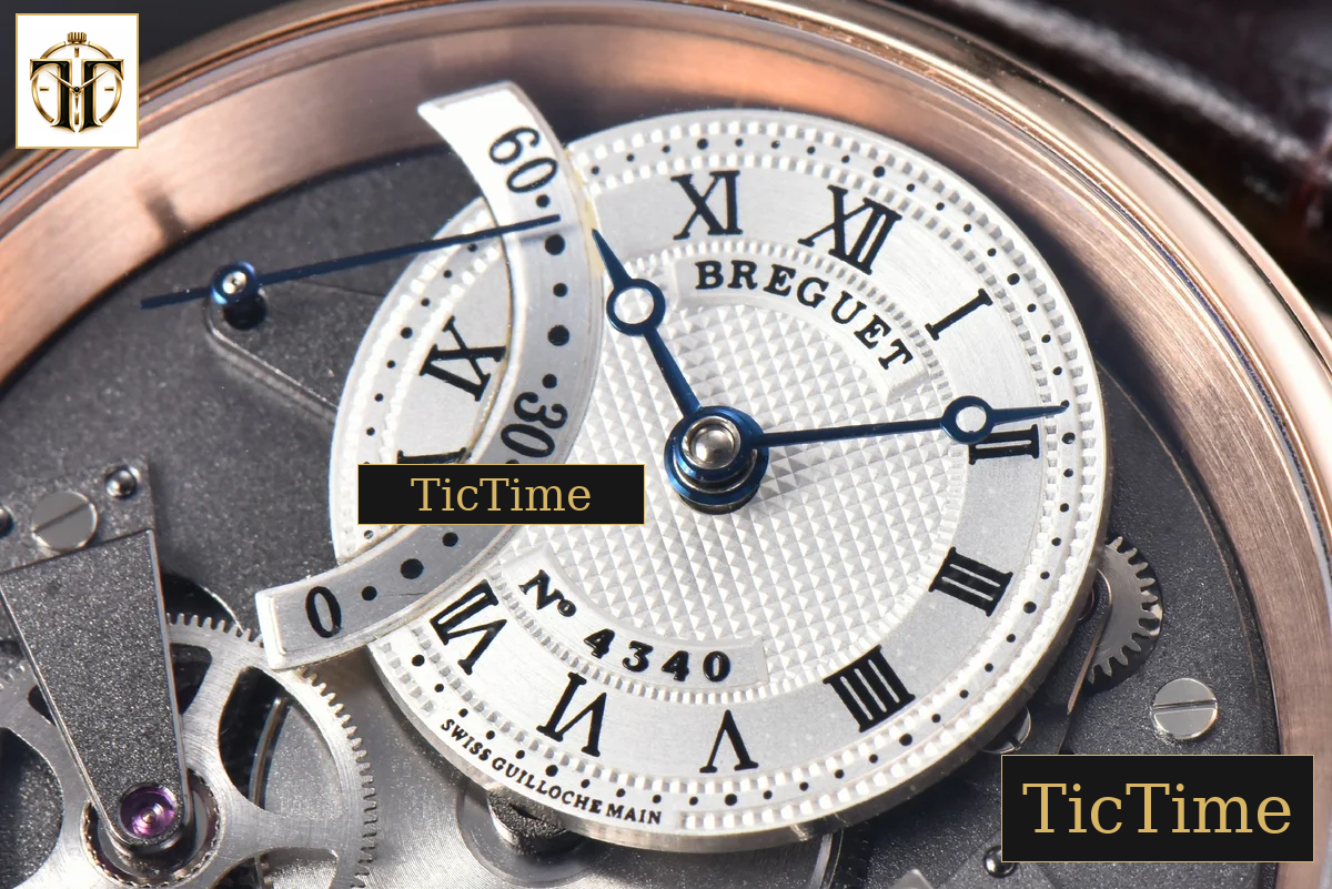 Tradition 7057BR 40mm ZF RG Gray Dial White Subdial Black Leather Strap A505 — foto 4