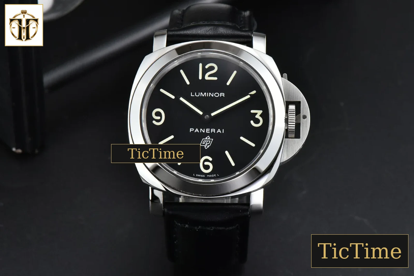 PAM000 44mm HWF Black Dial Black Leather Strap A6497 — foto 3