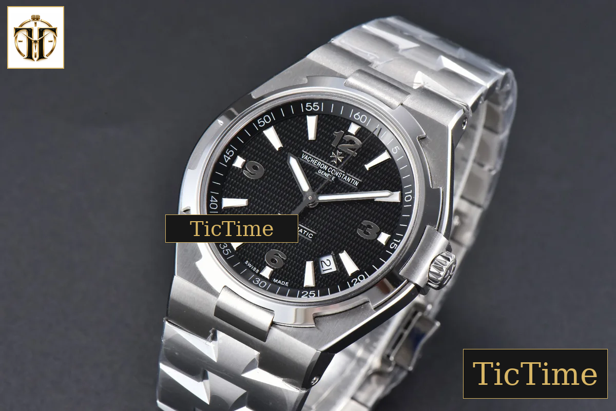 Overseas 47040 42mm PPF Black Dial SS Bracelet A1226 — foto 5