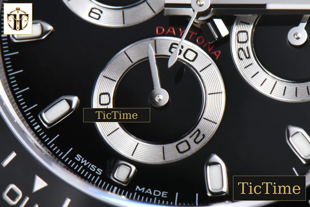Daytona 116500 40mm APSF SS Black Dial Ceramic Bezel SS Bracelet SH4130 — foto 9