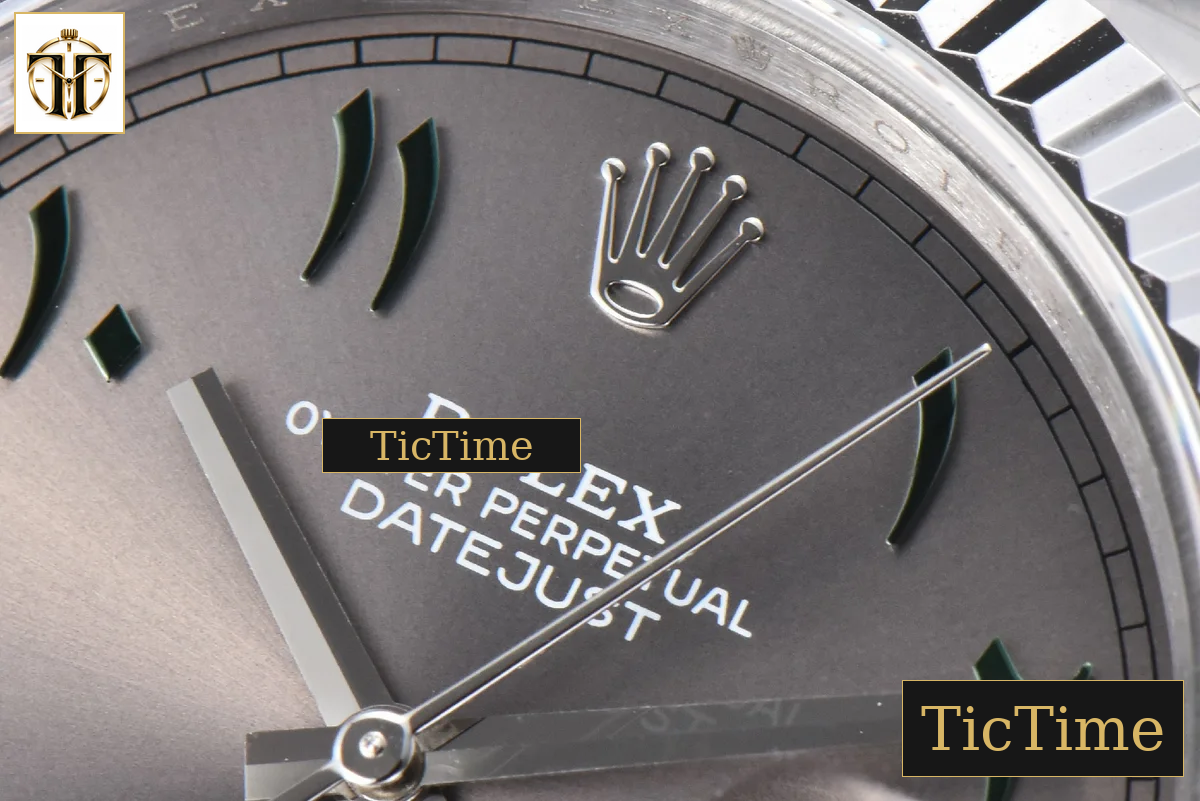 DateJust 126334 41mm BPF Gray Arabic Dial Jubilee Bracelet A2824 — foto 5