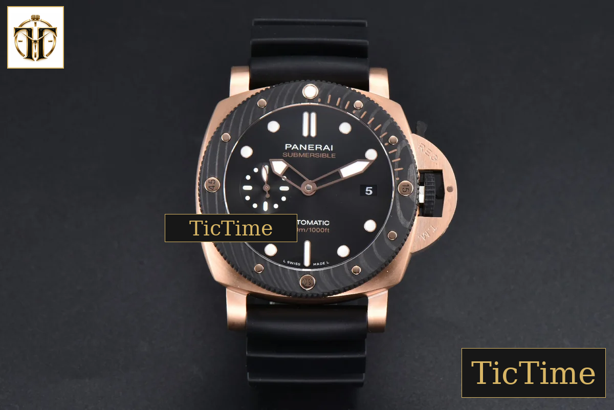 PAM1070 44mm VSF RG Sub Quaranta Black Dial Black Rubber Strap P900 — foto 3