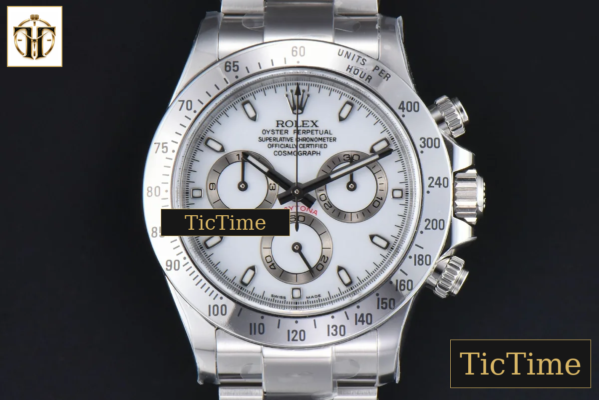 Daytona 904L 116520 40mm Clean Factory White Dial 4130 — foto 2