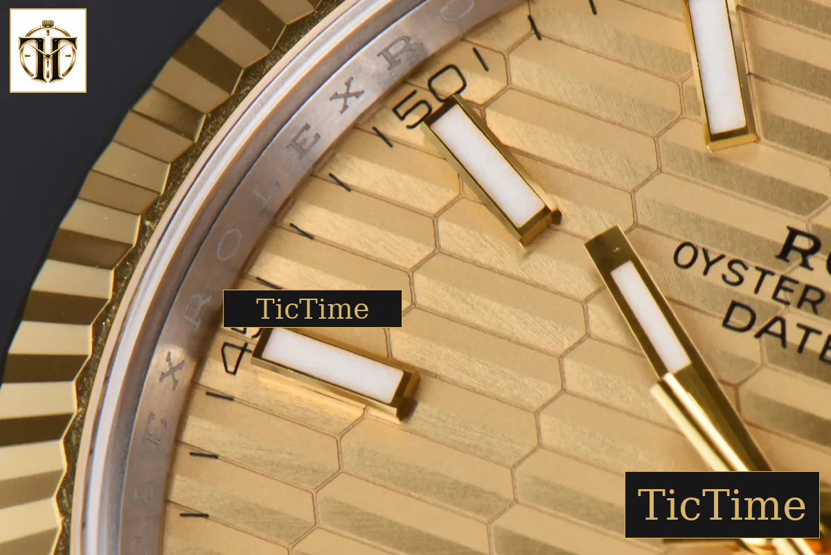 DateJust 126333 41mm Clean Factory YG/SS YG Motif Dial Oyster Bracelet VR3235 — foto 6