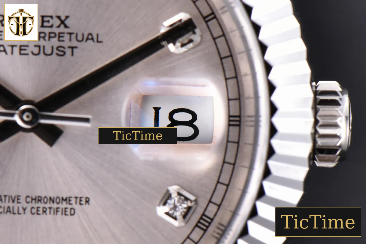 Datejust 41mm GMF SS Silver Dial Diamond Marker Fluted Bezel Jubille Bracelet VR3235 — foto 9