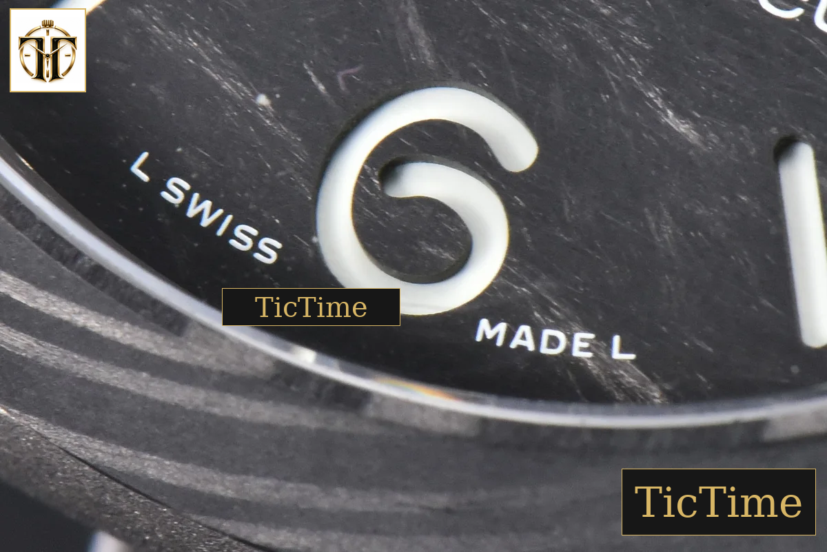Luminor GMT PAM1096 42mm VSF Titanium Black Dial Black Leather Strap P9011 — foto 9