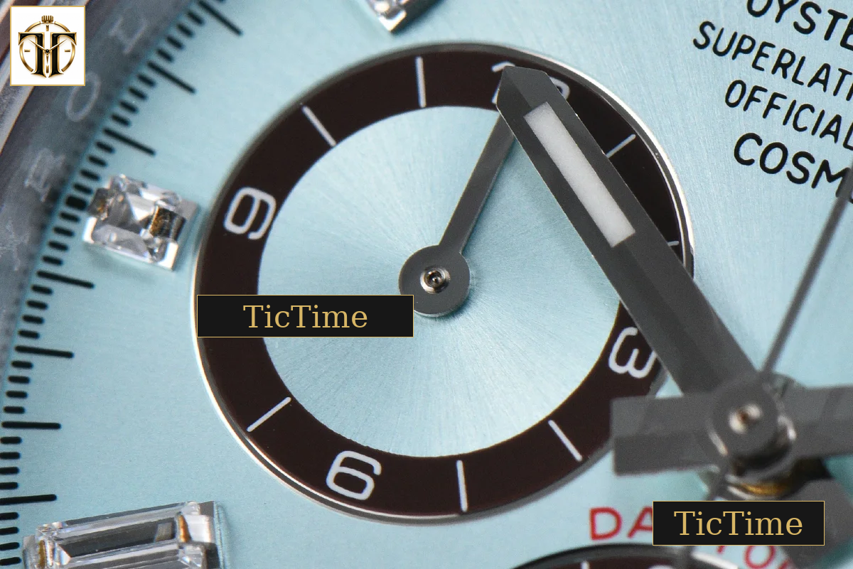 Daytona UFO 904L 126506 40mm UF Ice Blue Crystal Dial Diamond Markers SS Braclet (Free Sprung) UF4131 — foto 7