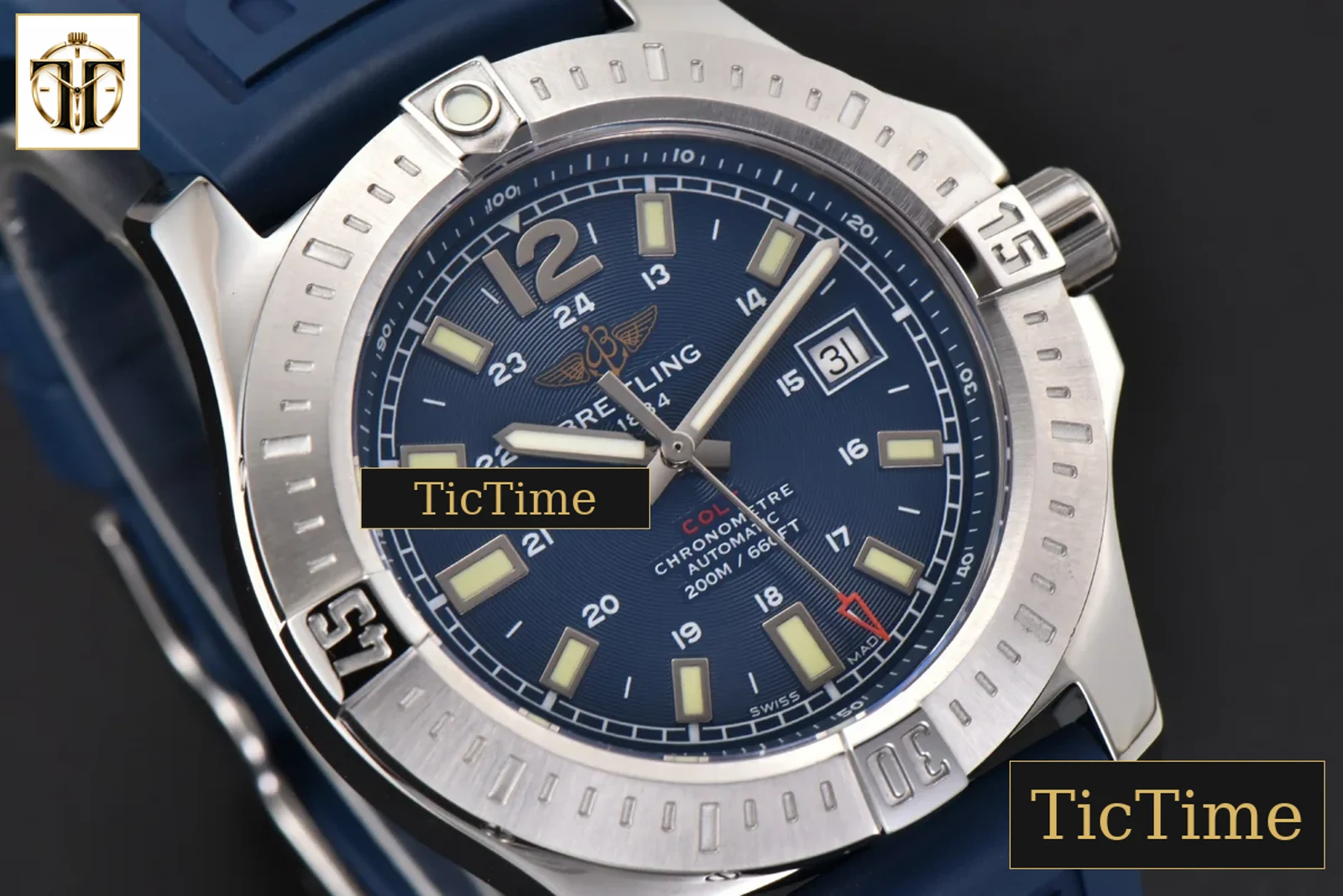 Avenger Automatic 43mm TF Blue Dial Blue Nylon Strap A2824 — foto 12