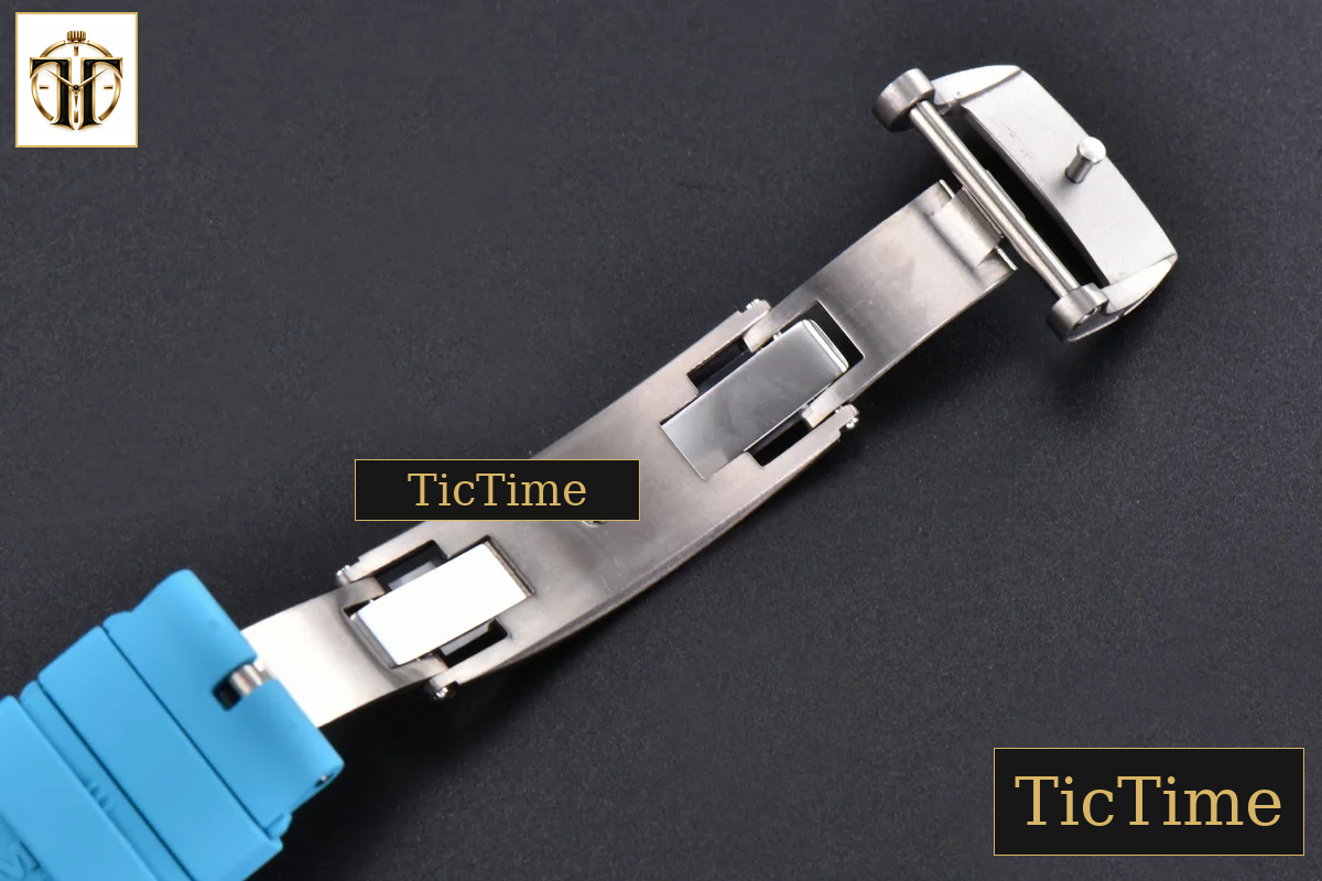 NTPT RM055 43mm ZF Blue Bezel Blue Crown blue Rubber Strap V6 RMUL2 — foto 33