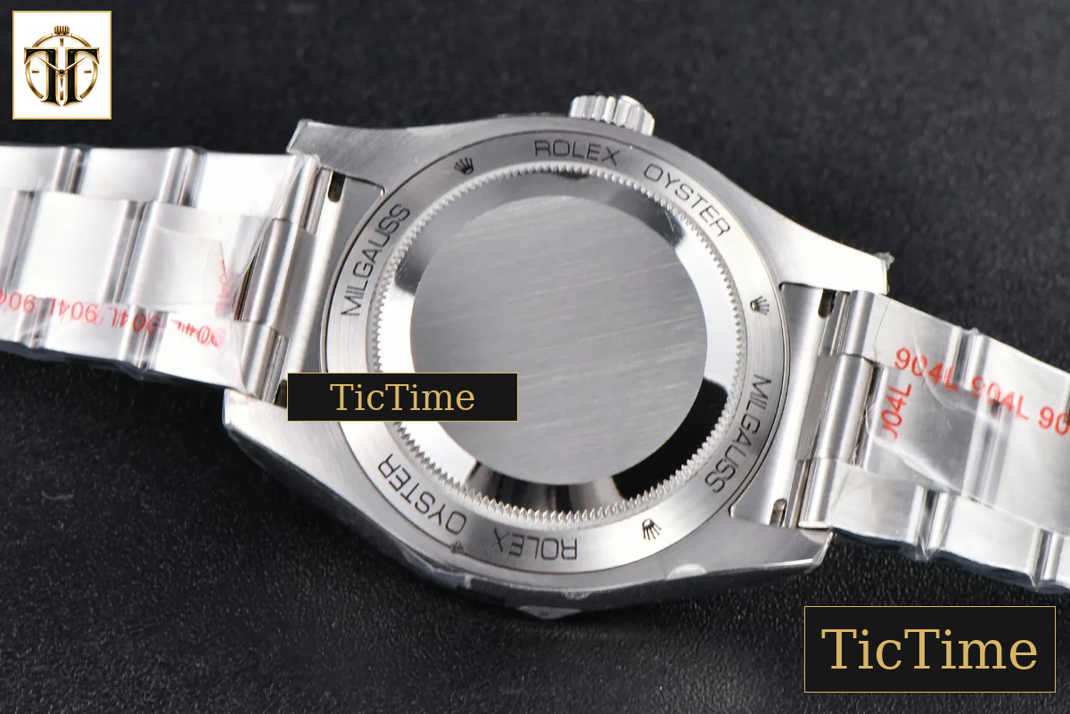 Milgauss 904L 116400 40mm GMF Black Dial SS Bracelet SH3131 — foto 16
