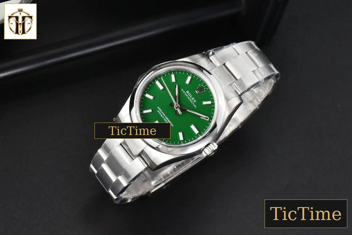 Oyster Perpetual 277200 31mm EWF Green Dial SS Bracelet A3230 — foto 15