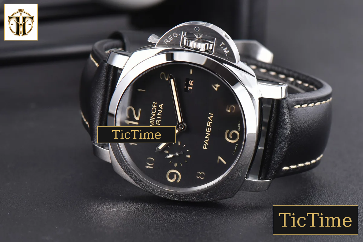 Luminor 1950 PAM320 44mm VSF Black Dial Leather Strap P9000 — foto 12