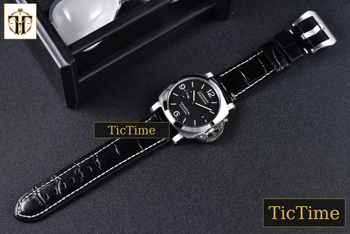 PAM1312 44mm VSF Black Dial Black Leather Strap P.9010 — foto 14