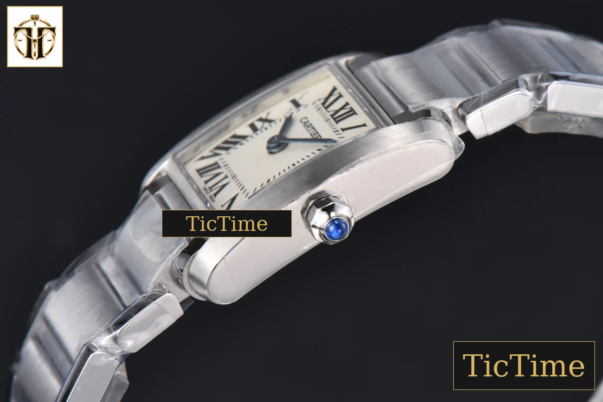 Tank Francaise Small Slim 25.7mmx21.2mm 8848F SS Bracelet Quartz — foto 10