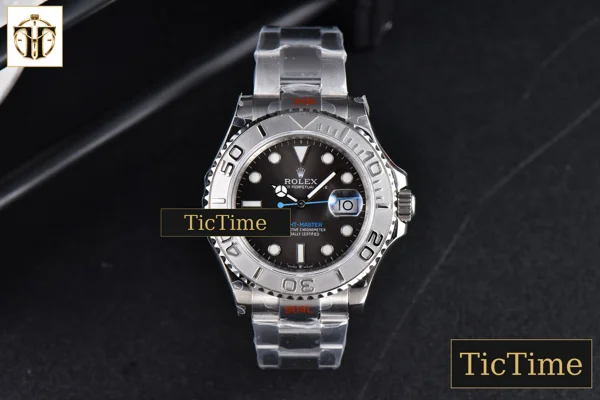 Foto frontal — Yacht-Master 904L Rhodium Dial 126622 40mm GMF SS Bracelet VR3235