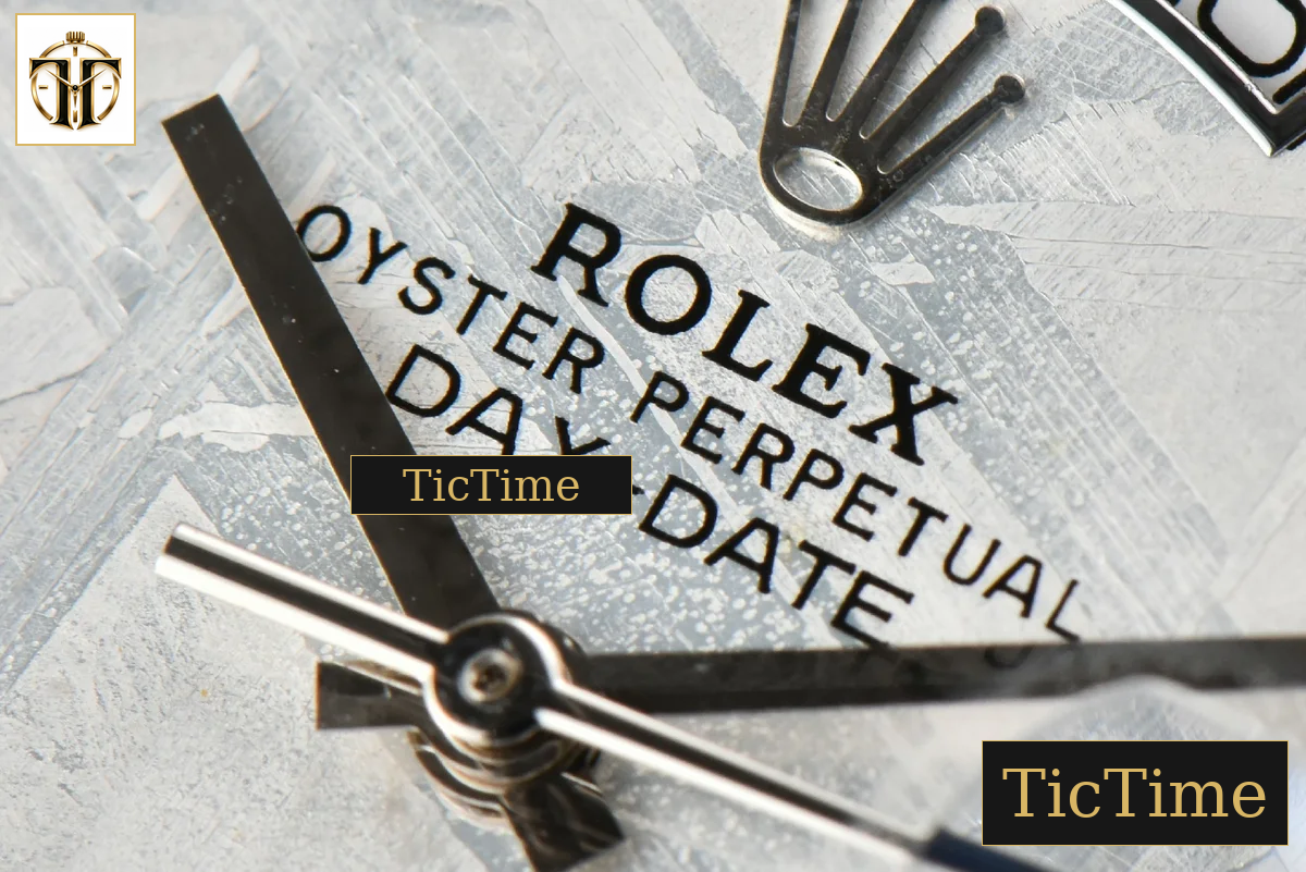 DayDate 36mm GMF SS Meteorite Dial Diamond Marker SS Bracelet A3235 — foto 6