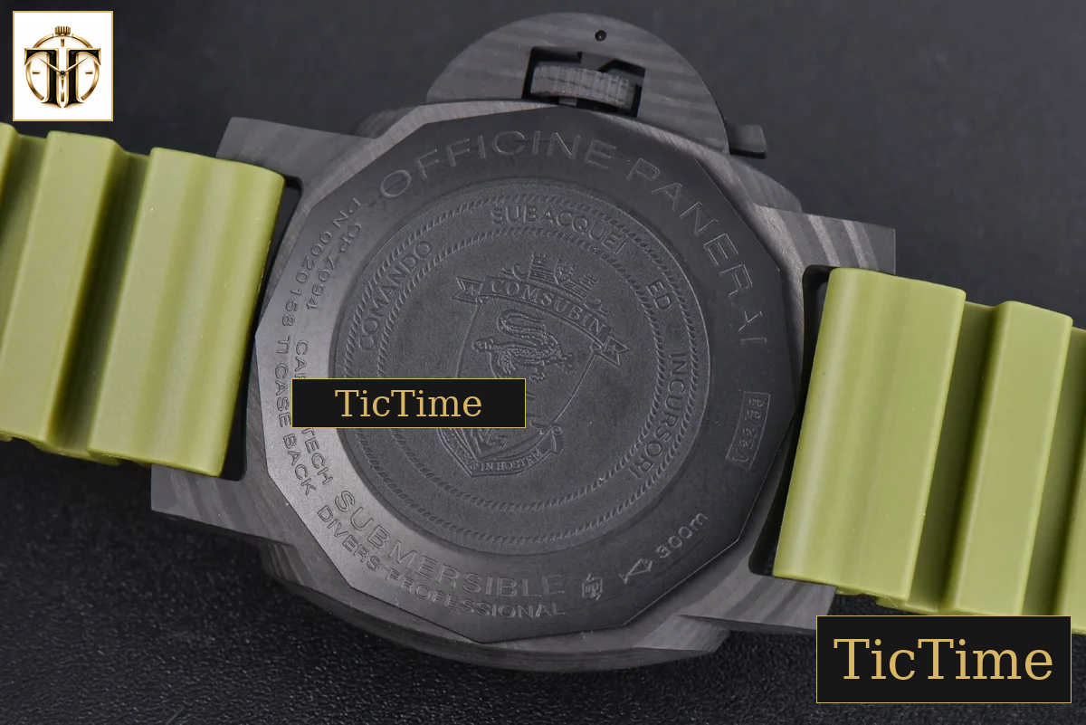 Carbotech Submersible PAM961 47mm VSF Black Dial Rubber Strap Asia XXXIV — foto 15