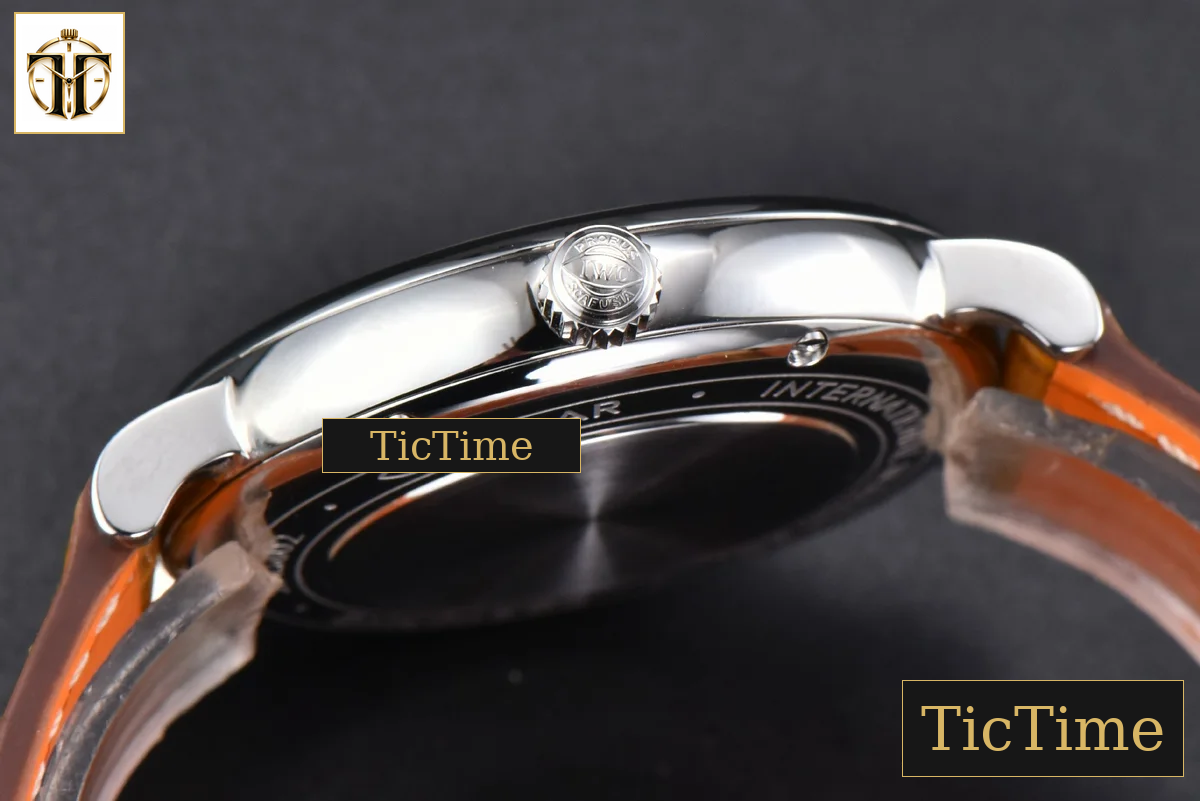 Portofino 37mm V7F Gray Dial YG Marker Brown Leather Strap A2892 — foto 14