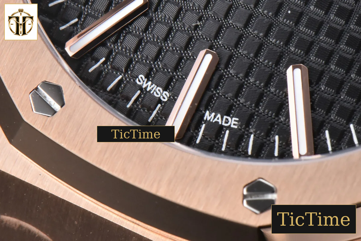 Royal Oak “50th Anniversary” 15510 41mm APSF RG Black Dial RG Bracelet V2 Free Sprung SA4302 — foto 8