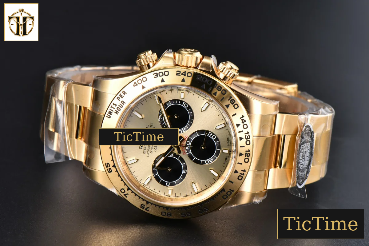 Daytona 126508 40mm Clean Factory YG YG Black Subdial YG Bracelet DD4131 — foto 16