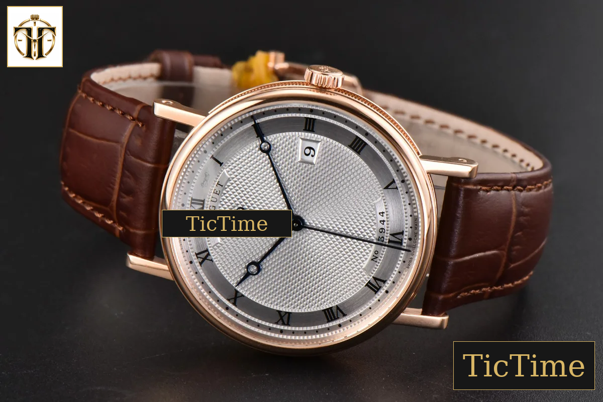 Classique 5177 38mm LTF RG White Dots Dial Roma Marker Brown Leather Strap MY9015 — foto 11