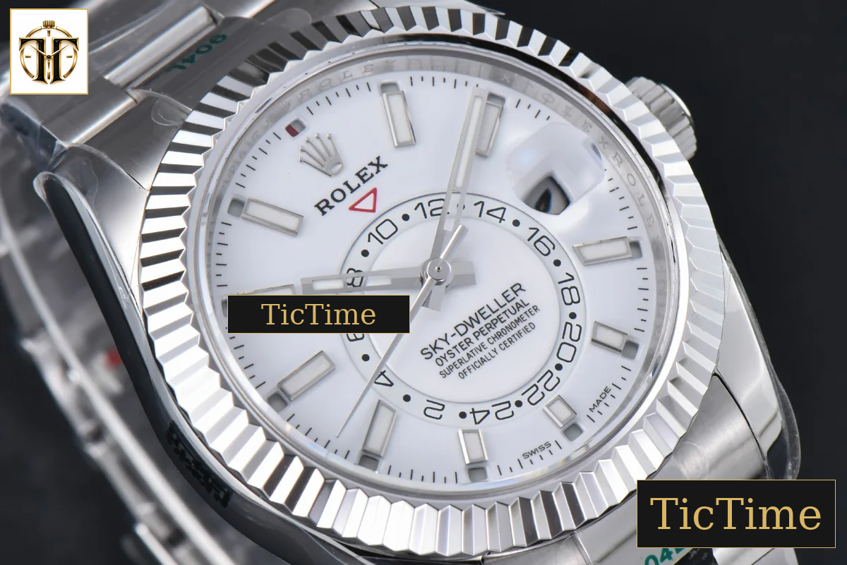 Sky-Dweller 904L 326934 42mm ZF White Dial SS Bracelet A2824 — foto 15