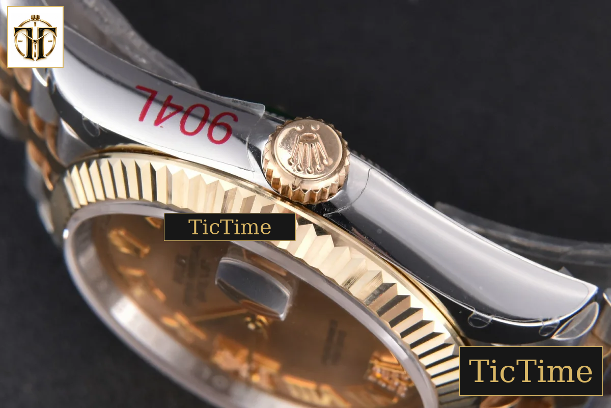 DateJust 904L 36mm GMF YG/SS Fluted Bezel YG Dial Diamond Roma Marker Jubilee Bracelet VR3235 — foto 15